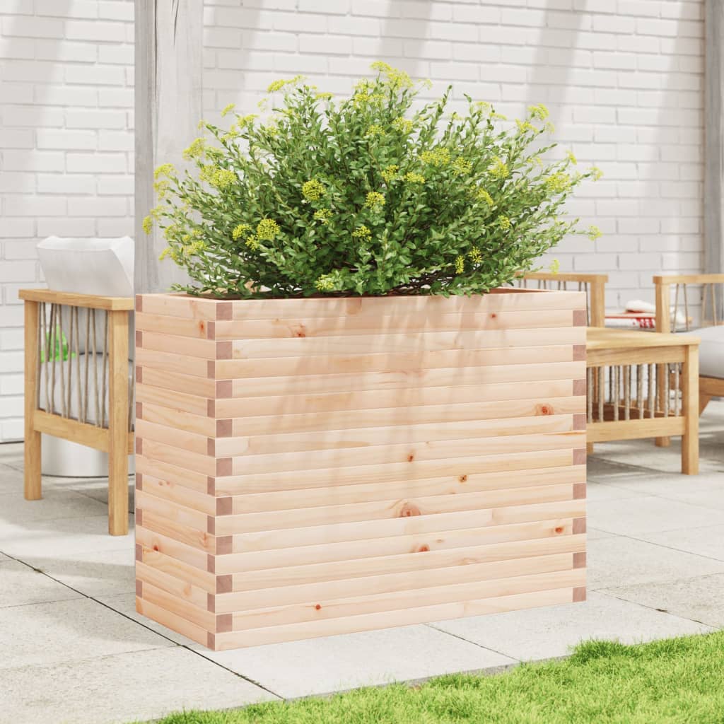 Garden flower box 90x40x68.5 cm solid pine