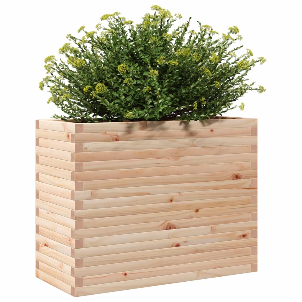 Garden flower box 90x40x68.5 cm solid pine