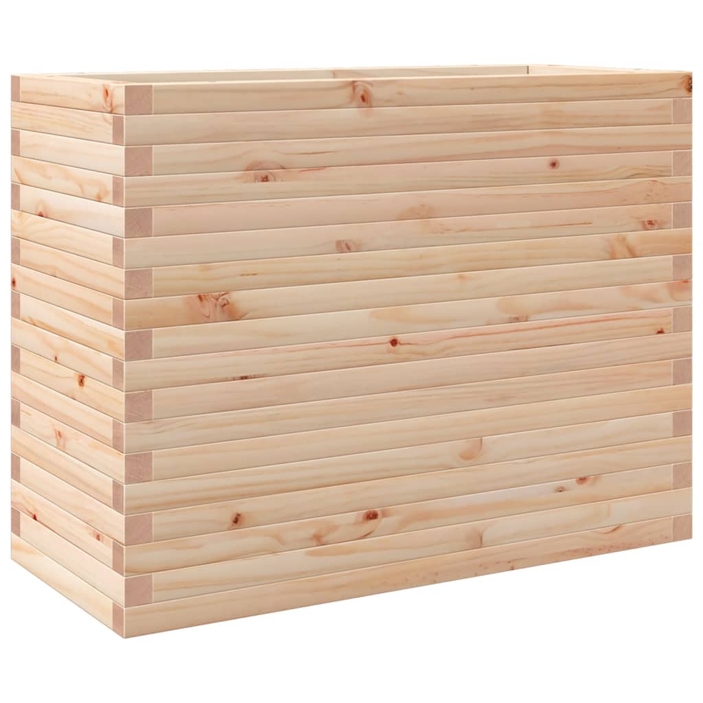 Garden flower box 90x40x68.5 cm solid pine