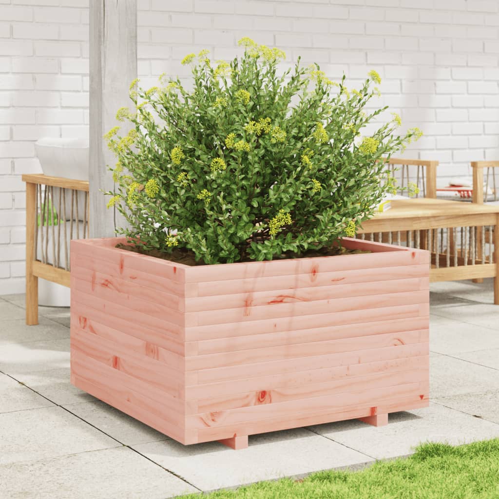 Garden flower box 80x80x49.5 cm solid Douglas fir