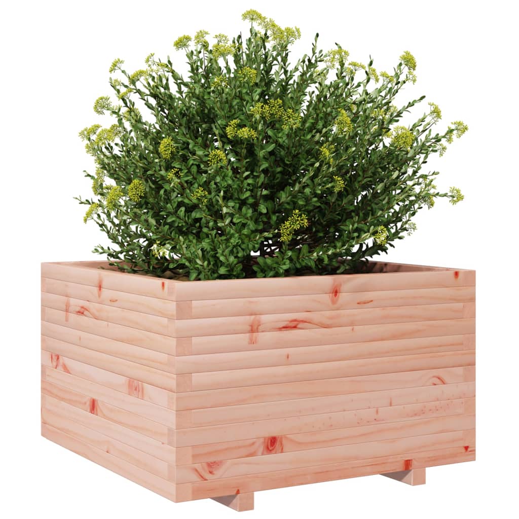 Garden flower box 80x80x49.5 cm solid Douglas fir