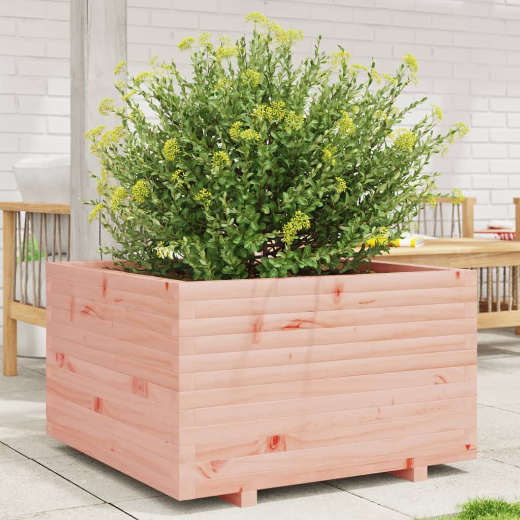 Garden flower box 80x80x49.5 cm solid Douglas fir