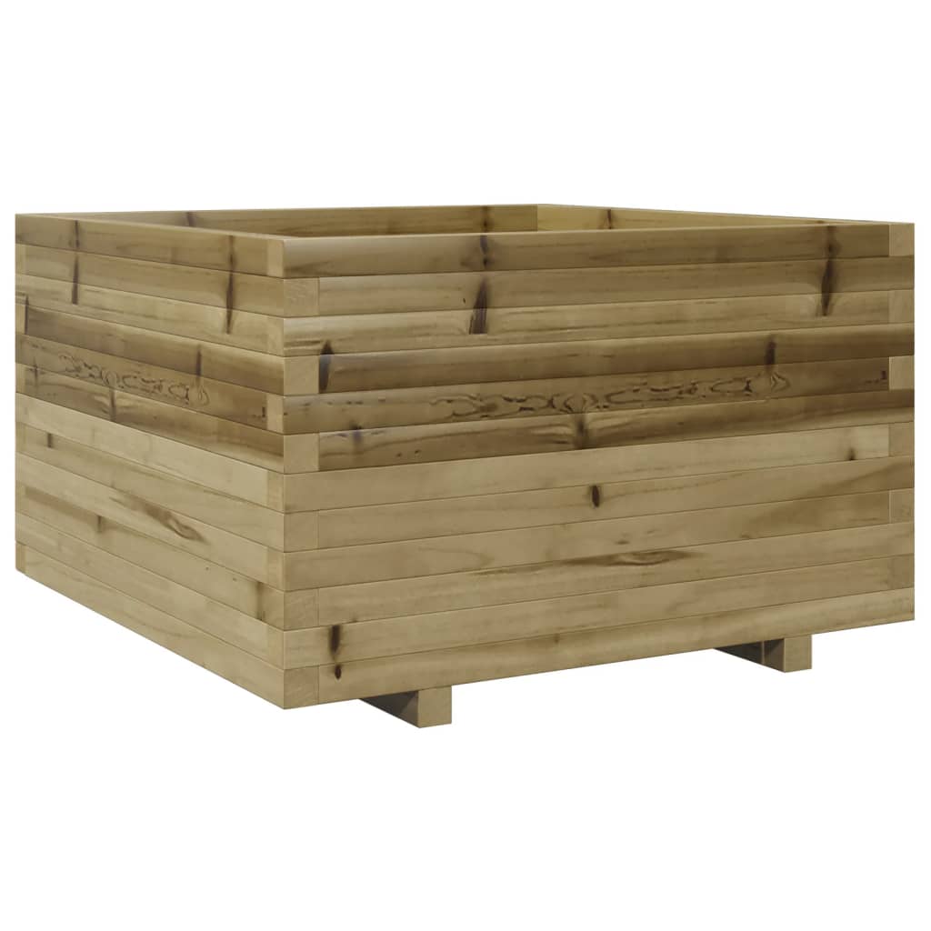 Garden flower box 80x80x49.5 cm impregnated pine