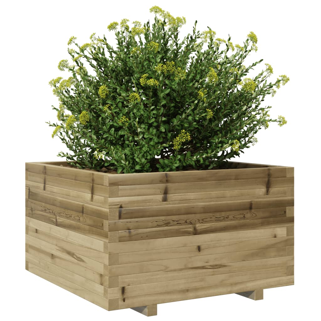 Garden flower box 80x80x49.5 cm impregnated pine