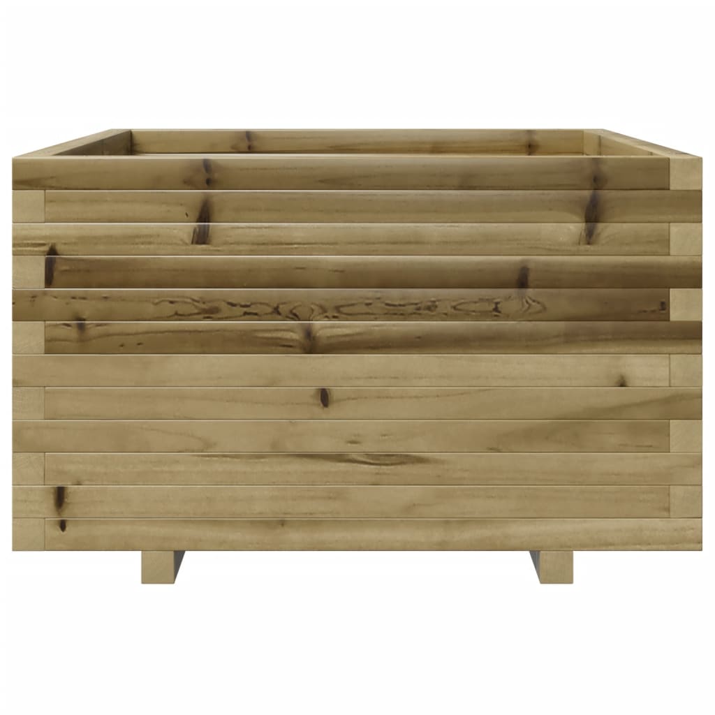 Garden flower box 80x80x49.5 cm impregnated pine