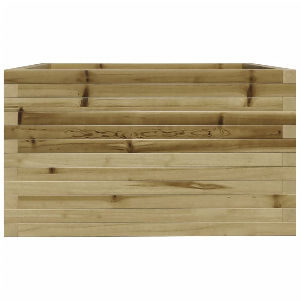 Garden flower box 80x80x49.5 cm impregnated pine