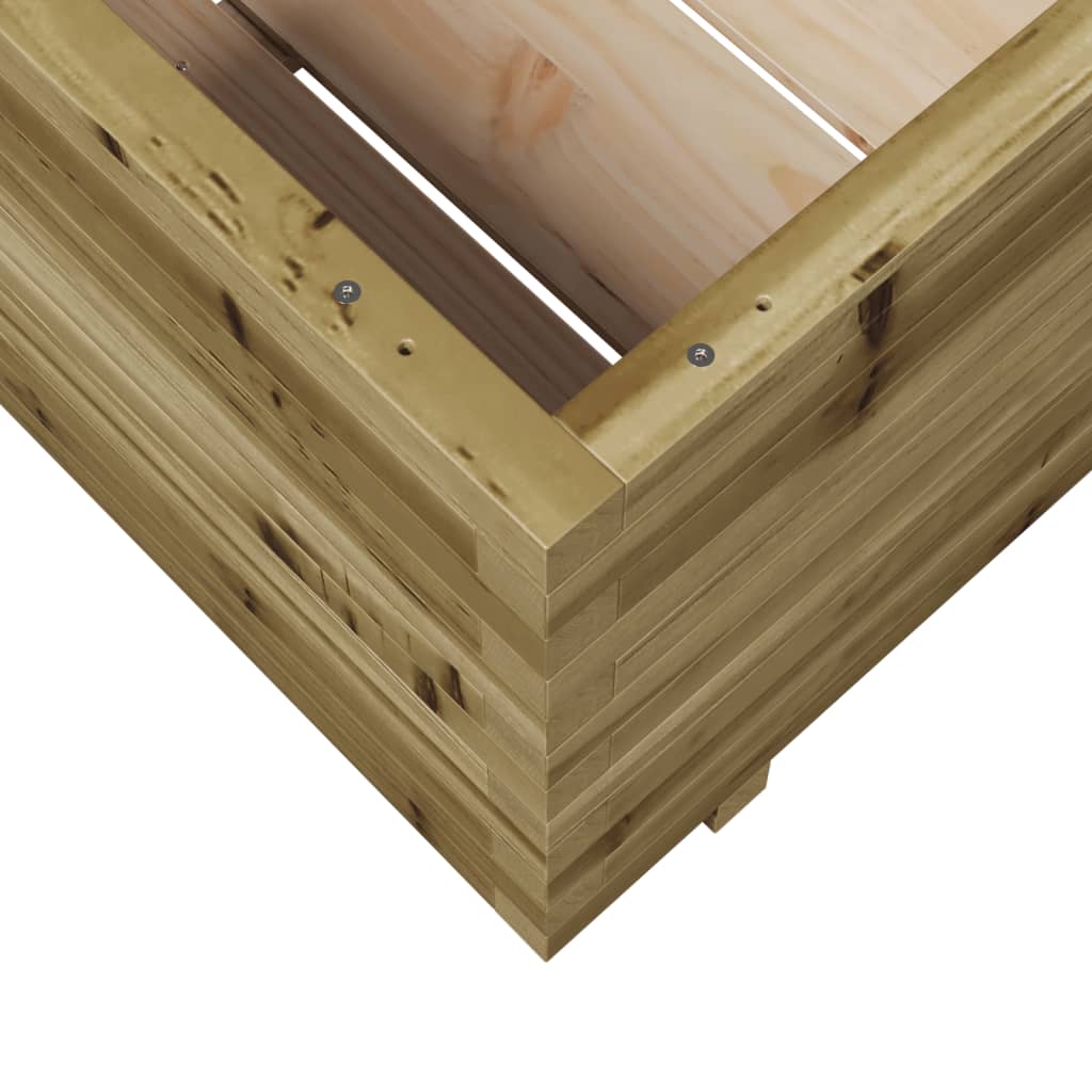 Garden flower box 80x80x49.5 cm impregnated pine