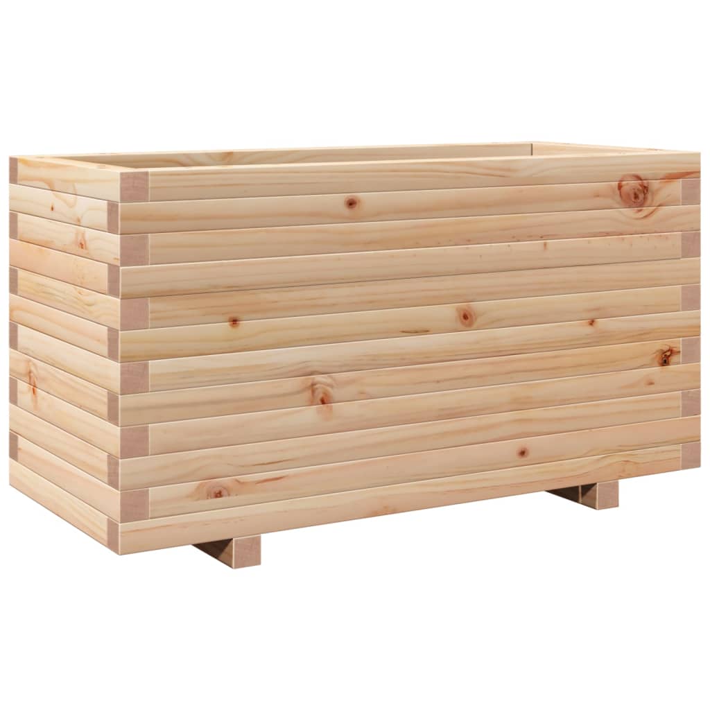 Garden flower box 90x40x49.5 cm solid pine