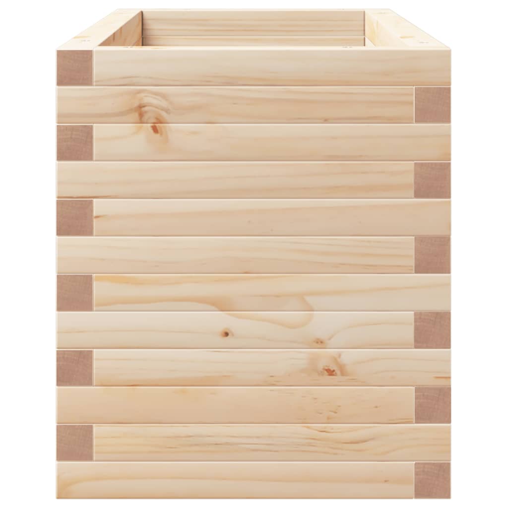 Garden flower box 90x40x49.5 cm solid pine