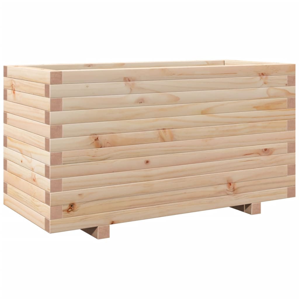 Garden flower box 90x40x49.5 cm solid pine