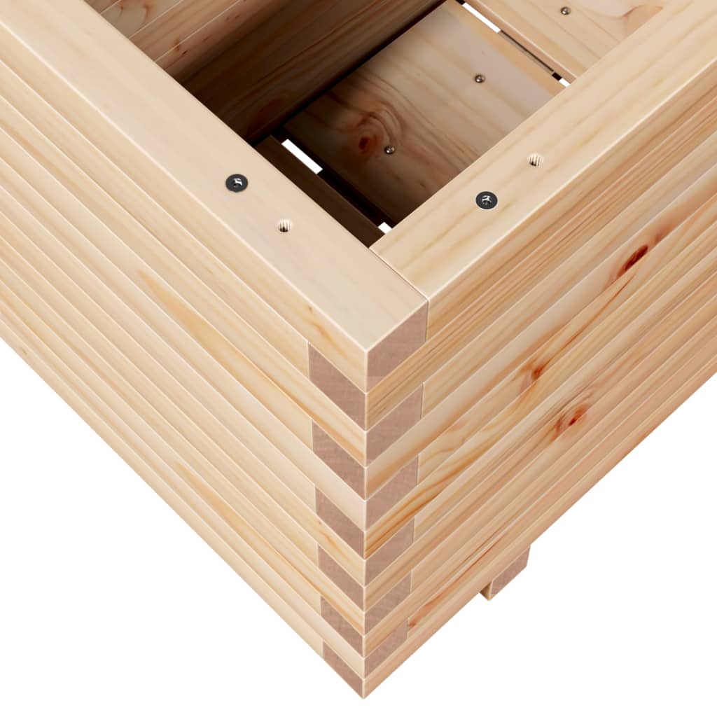 Garden flower box 90x40x49.5 cm solid pine