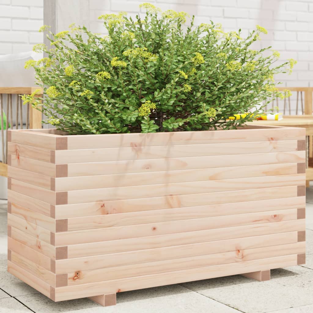 Garden flower box 90x40x49.5 cm solid pine