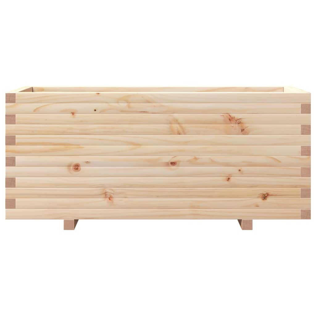 Garden flower box 110x40x49.5 cm solid pine