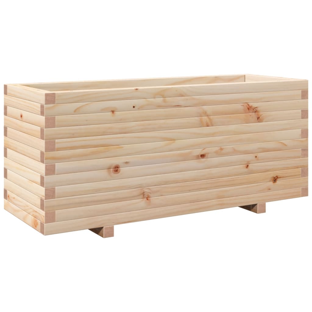 Garden flower box 110x40x49.5 cm solid pine