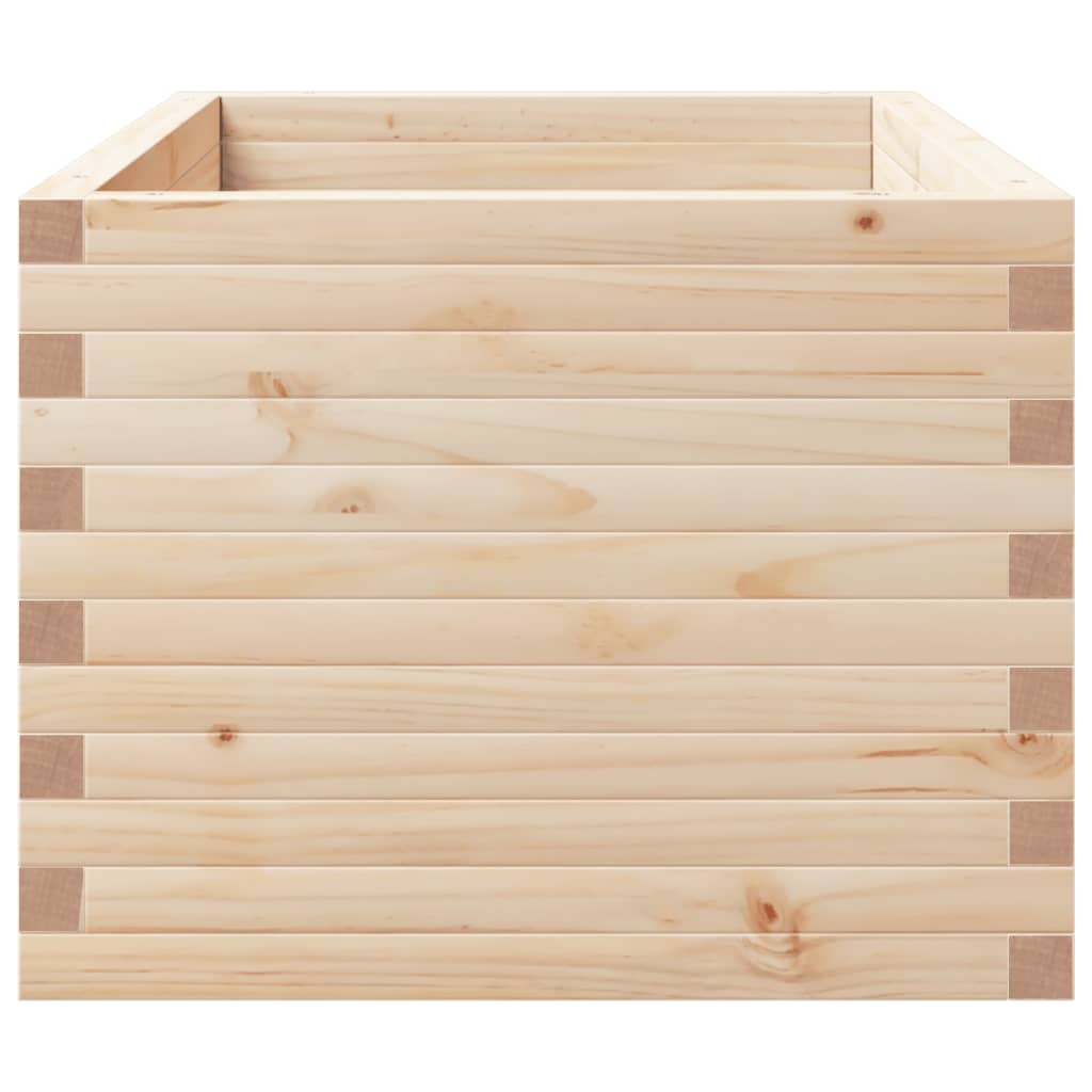 Garden flower box 90x60x49.5 cm solid pine