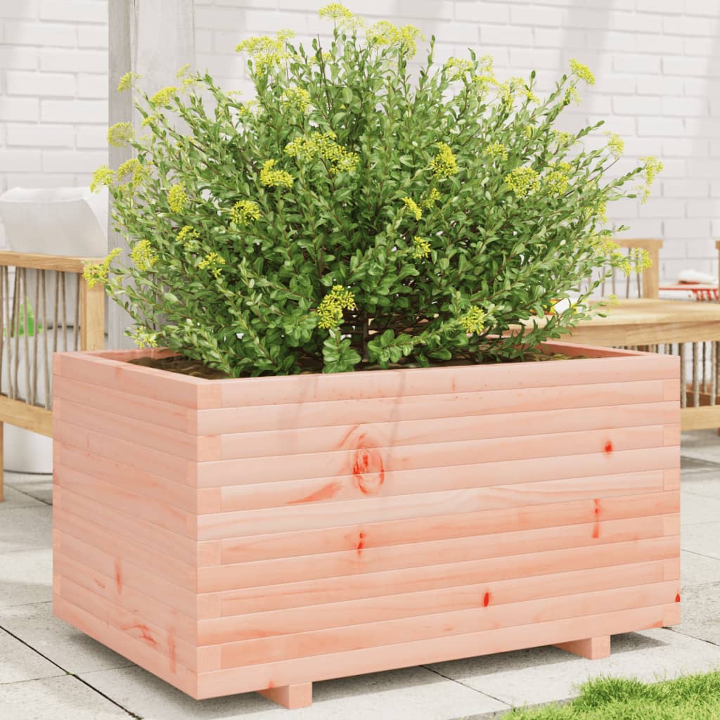 Garden flower box 90x60x49.5 cm solid Douglas fir