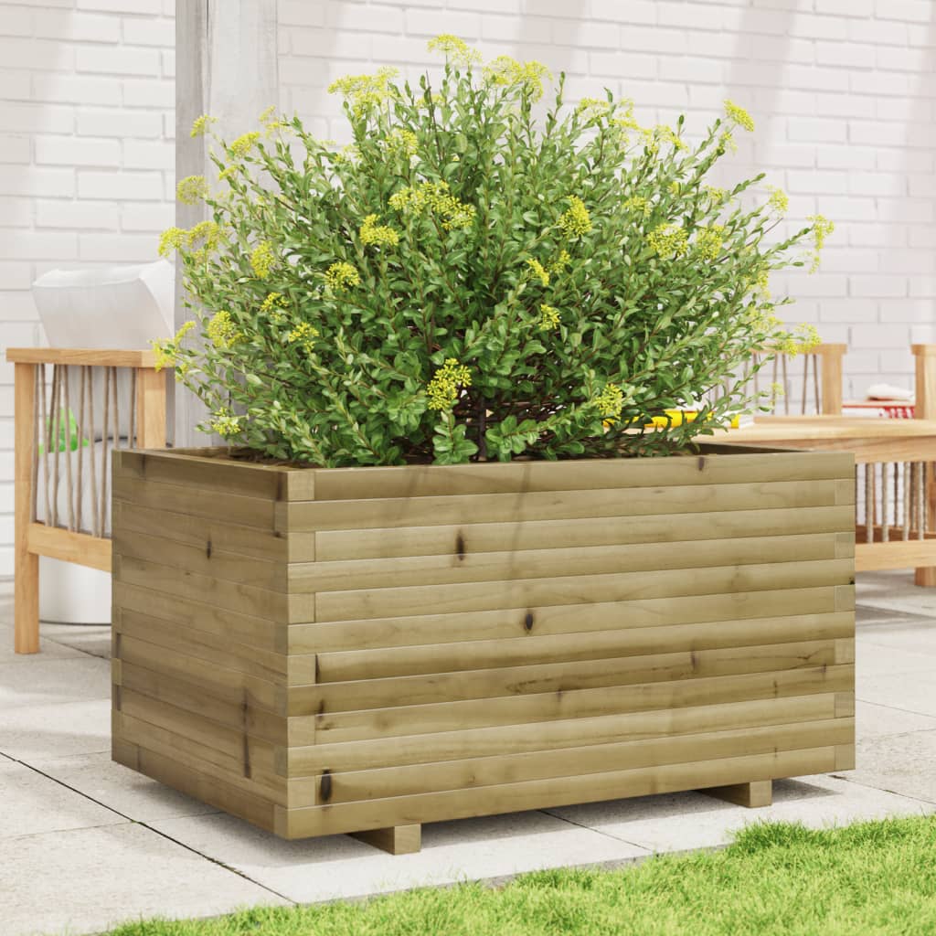 Garden flower box 90x60x49.5 cm impregnated pine