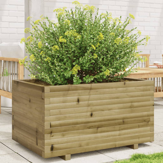 Garden flower box 90x60x49.5 cm impregnated pine