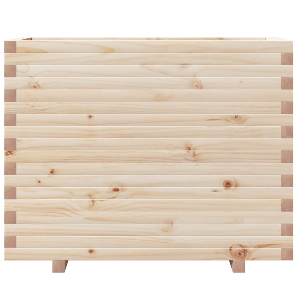 Garden flower box 90x40x72.5 cm solid pine