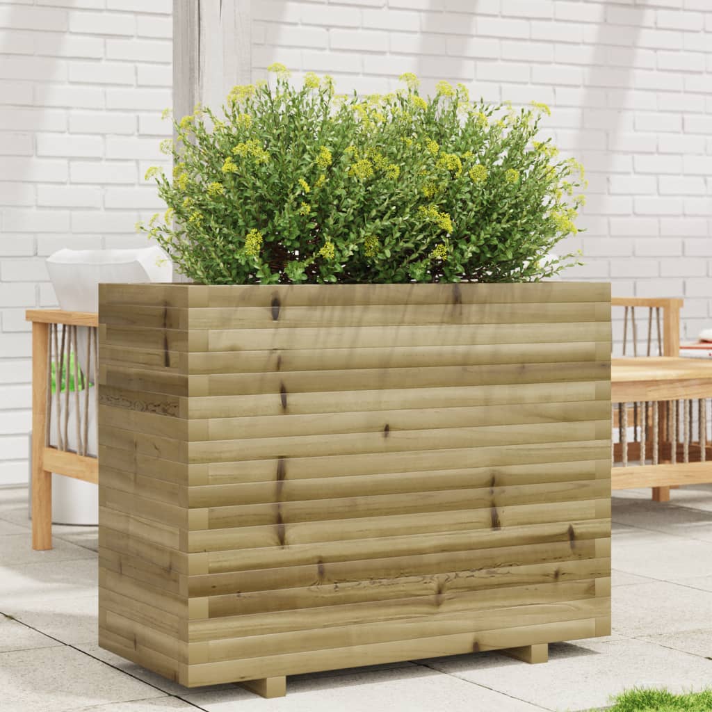 Garden flower box 90x40x72.5 cm impregnated pine