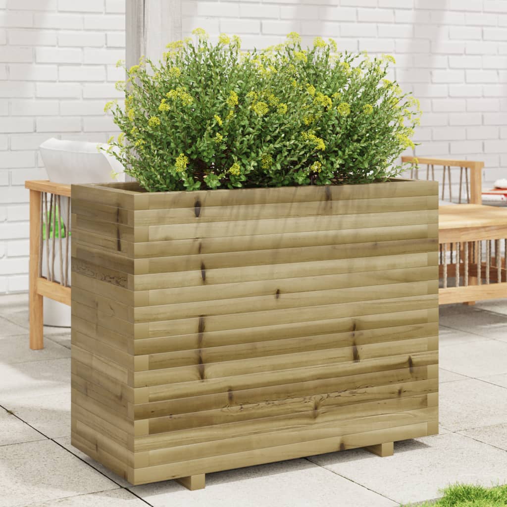 Garden flower box 90x40x72.5 cm impregnated pine