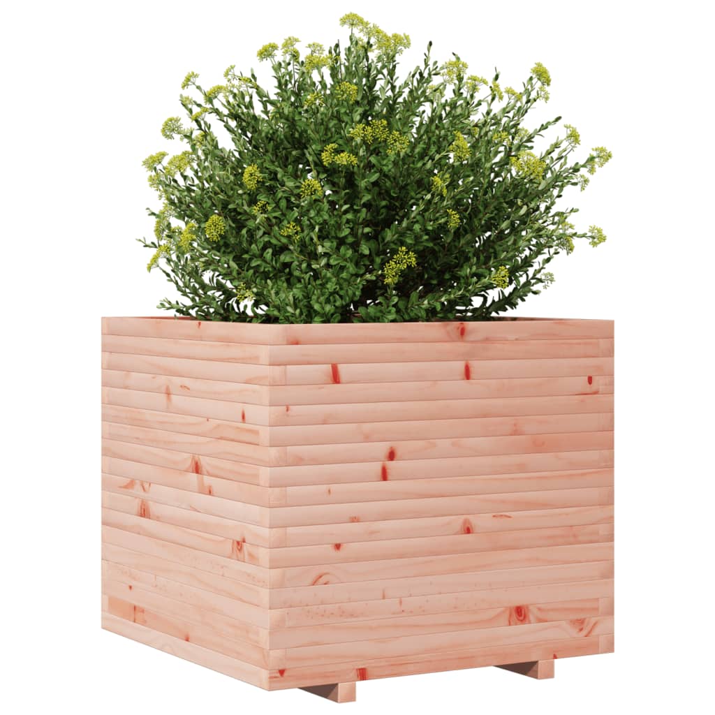 Garden flower box 80x80x72 cm solid Douglas fir