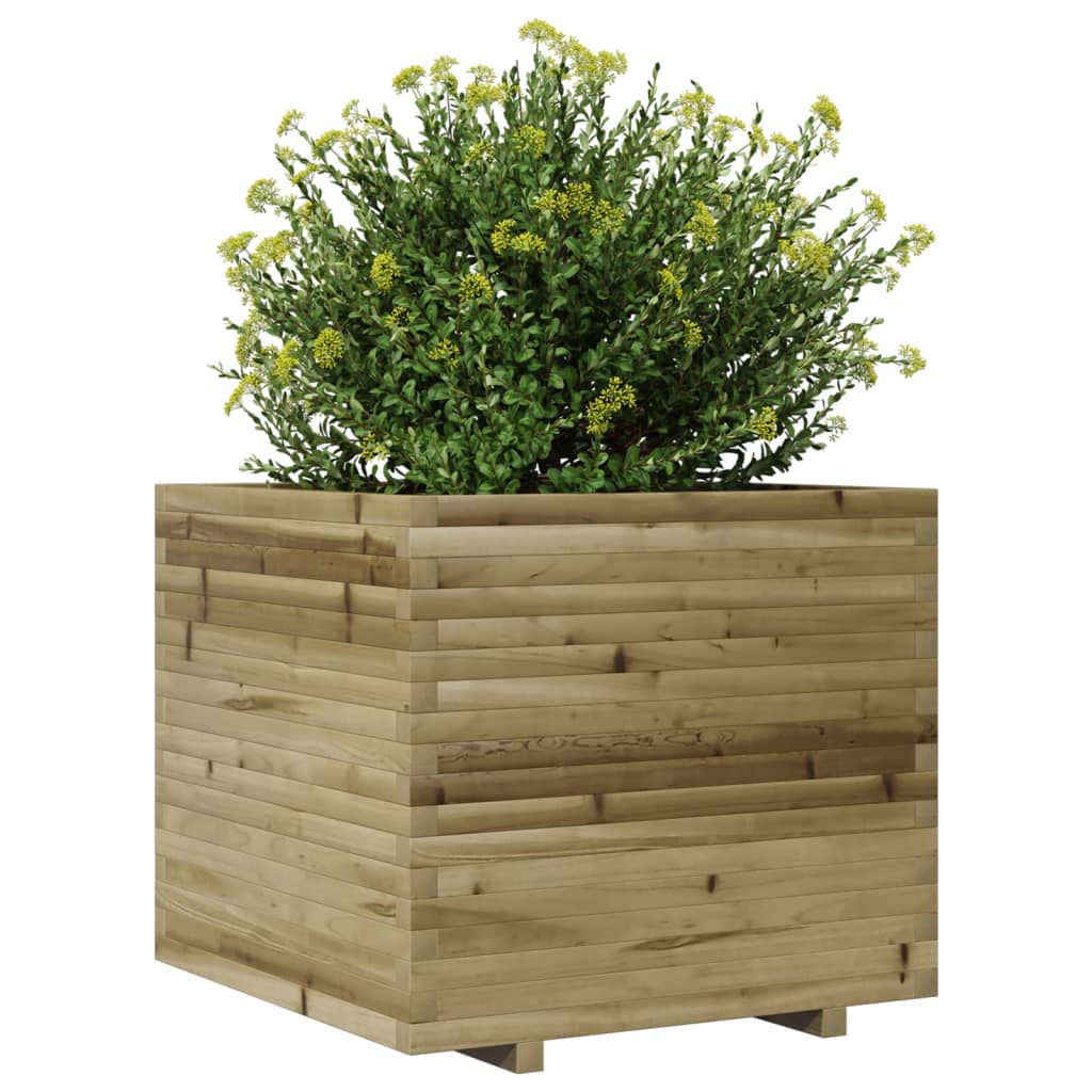 Garden flower box 80x80x72 cm impregnated pine