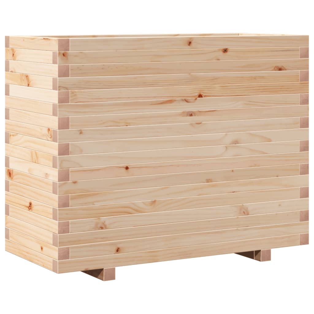 Garden flower box 90x40x72 cm solid pine