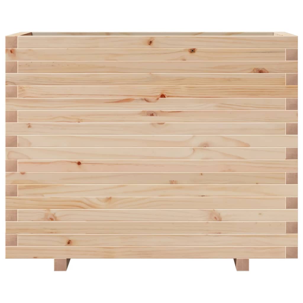 Garden flower box 90x40x72 cm solid pine