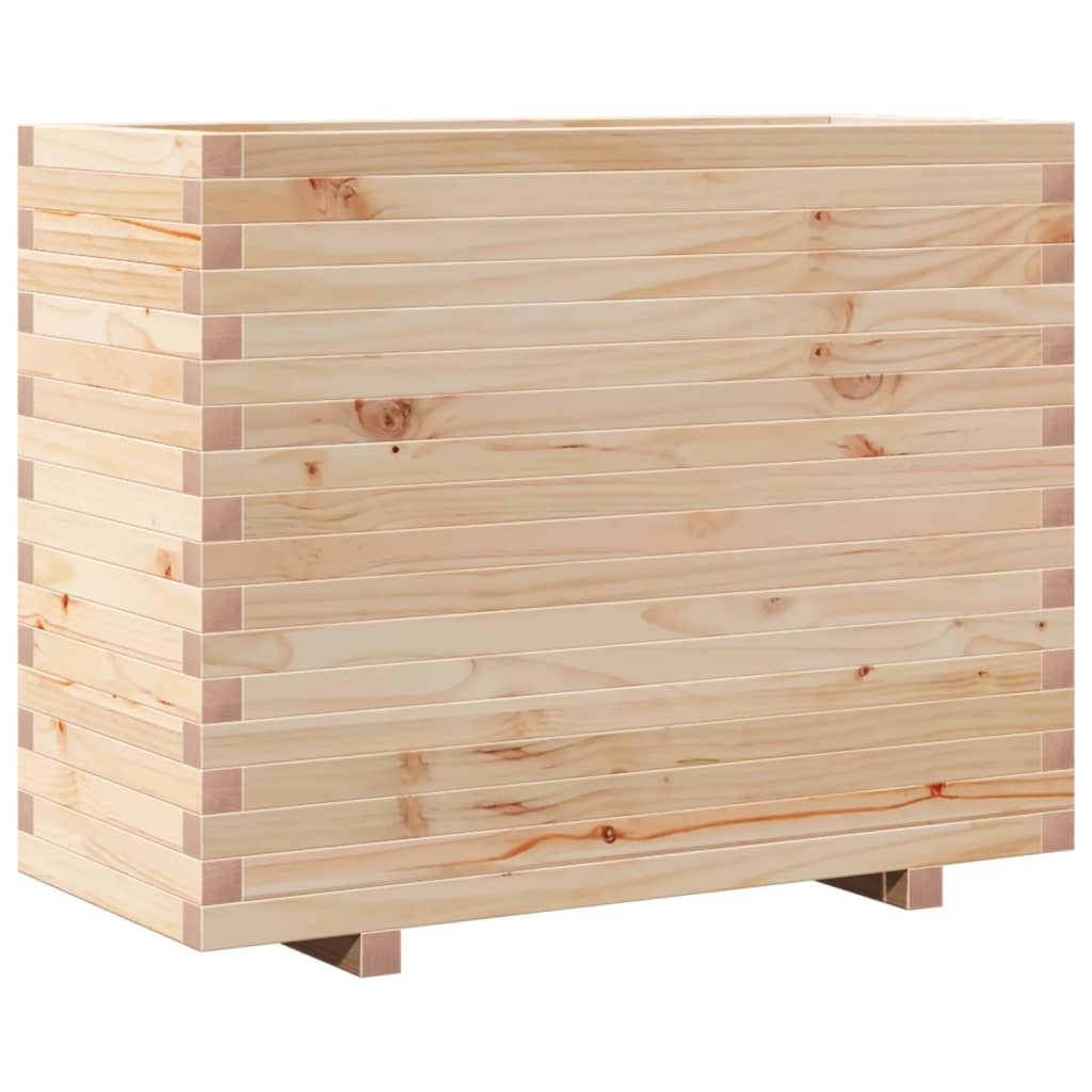 Garden flower box 90x40x72 cm solid pine