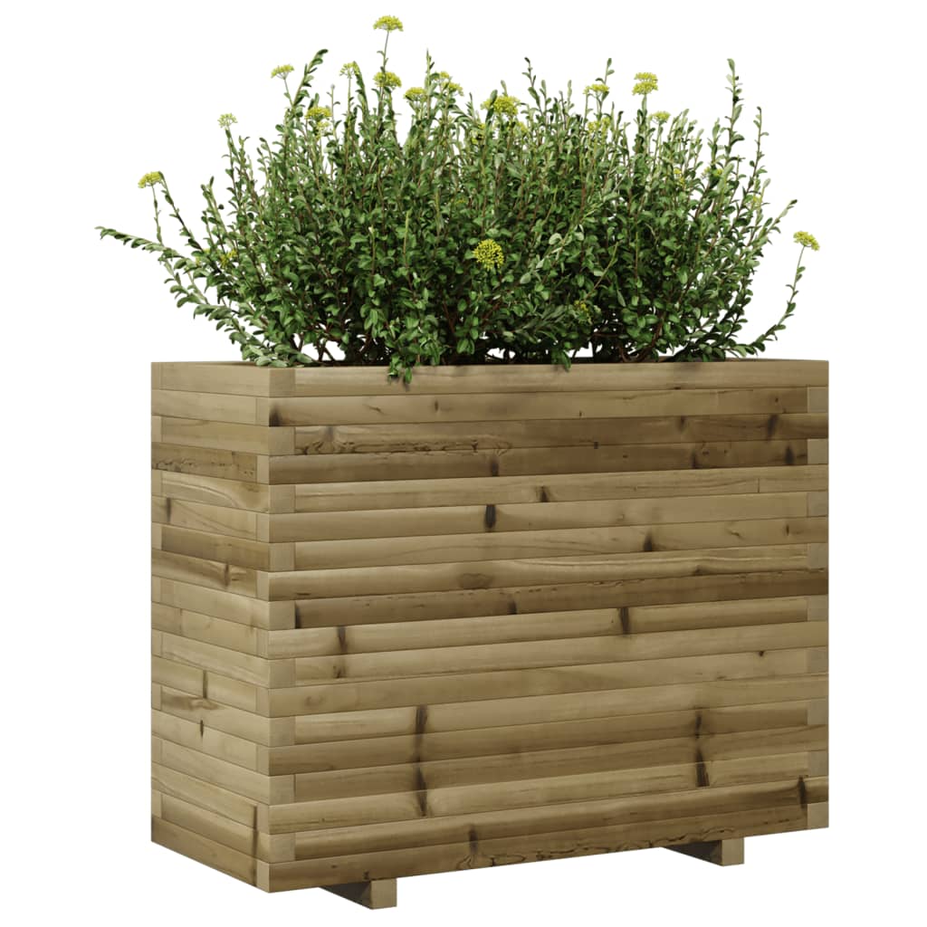 Garden flower box 90x40x72 cm impregnated pine