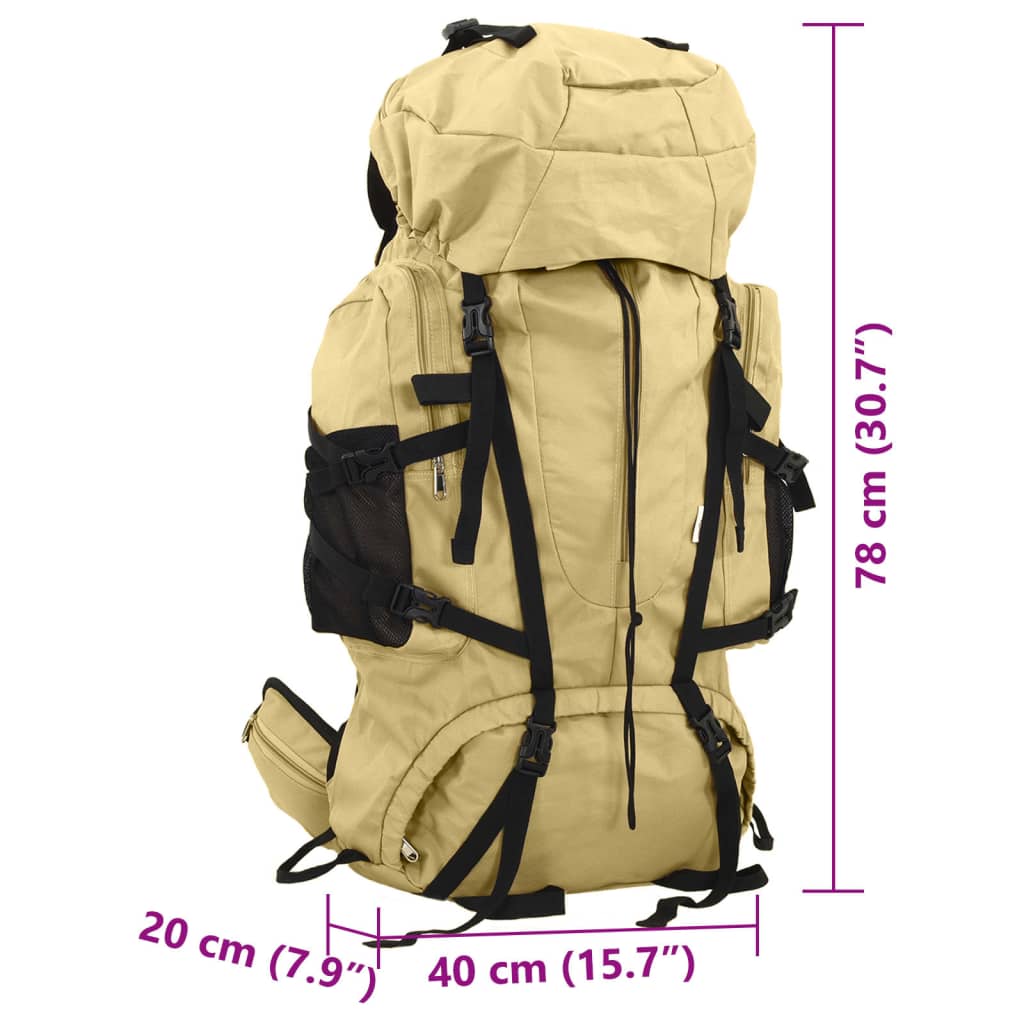 Rinkka khaki 80 L oxford kangas