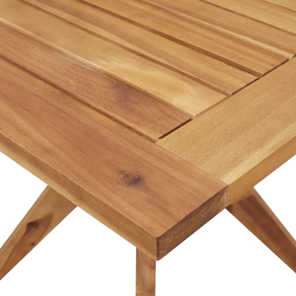 3-piece outdoor dining set solid acacia wood