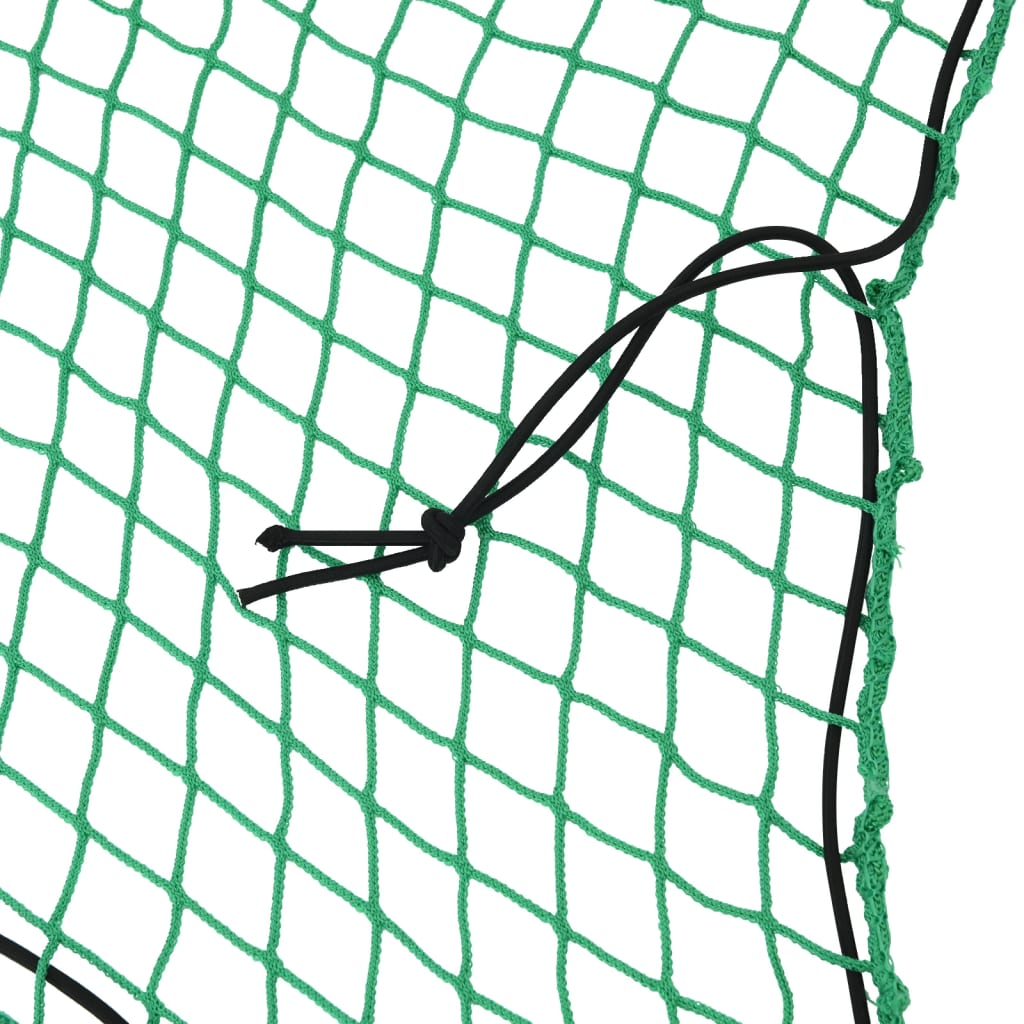 Peräkärryn verkko joustavalla köydellä vihreä 3,5x3 m PP