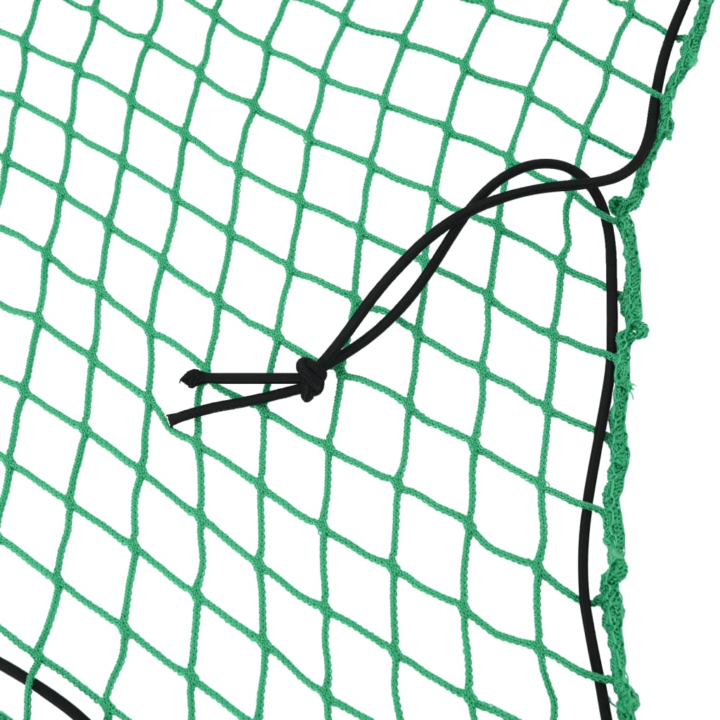 Peräkärryn verkko joustavalla köydellä vihreä 5x3 m PP