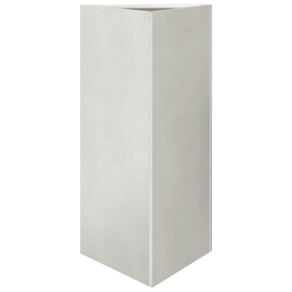 Garden flower box triangle 40x34.5x70 cm stainless steel