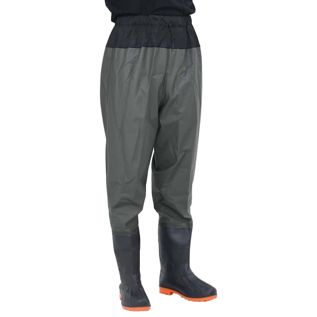 Taillenhose und Stiefel Dunkelgrün Größe 44