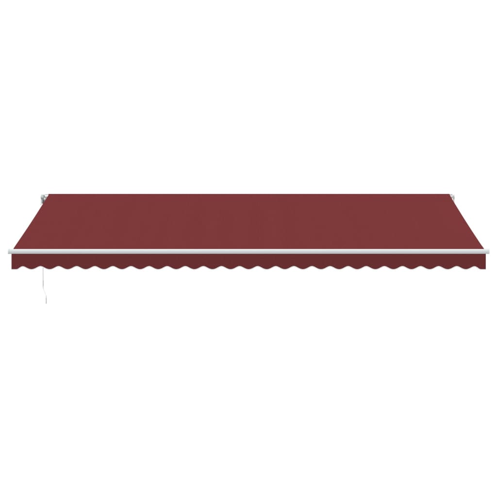 Automatic awning burgundy 600x300 cm