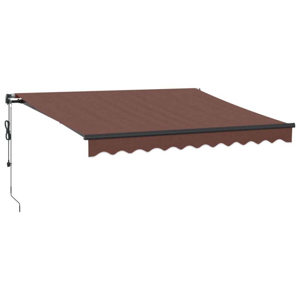 Automatic awning brown 300x250 cm