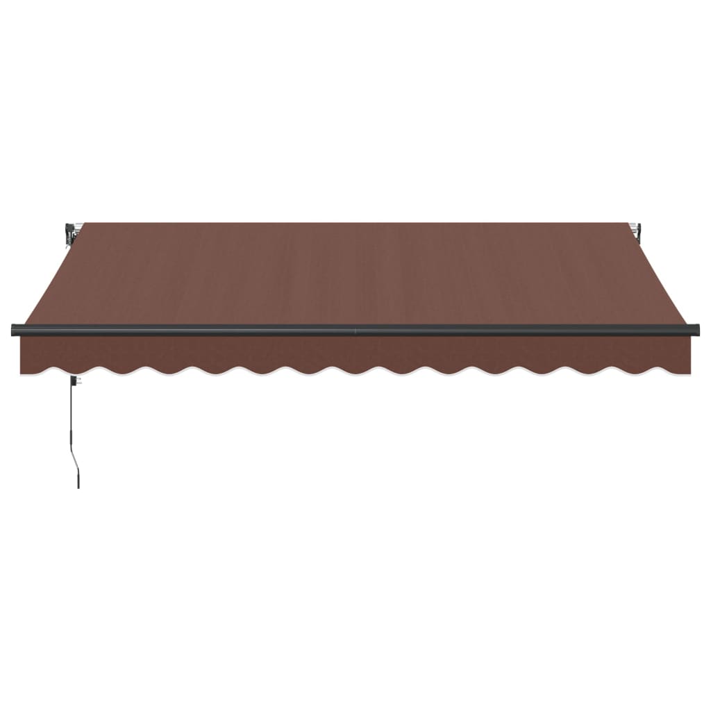 Automatic awning brown 350x250 cm