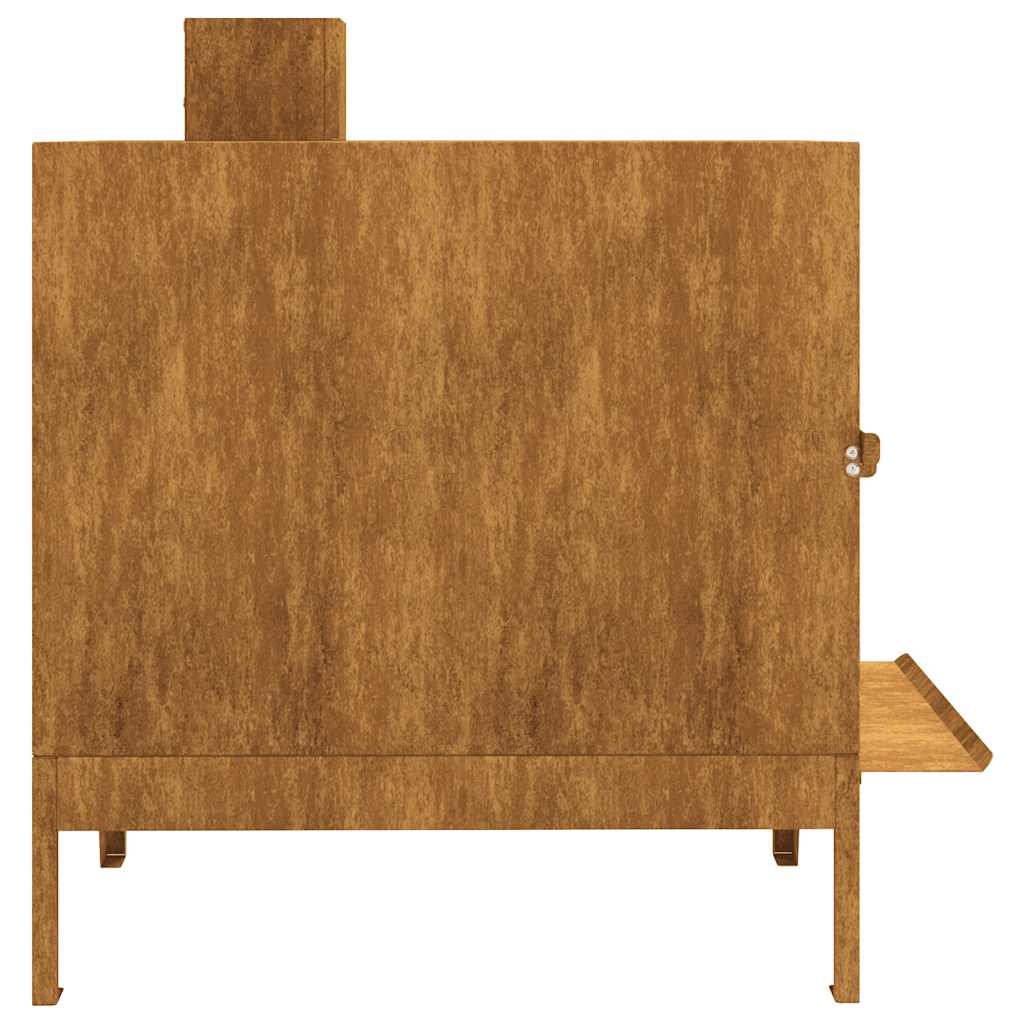 Retkihella 35x50x60 cm corten teräs