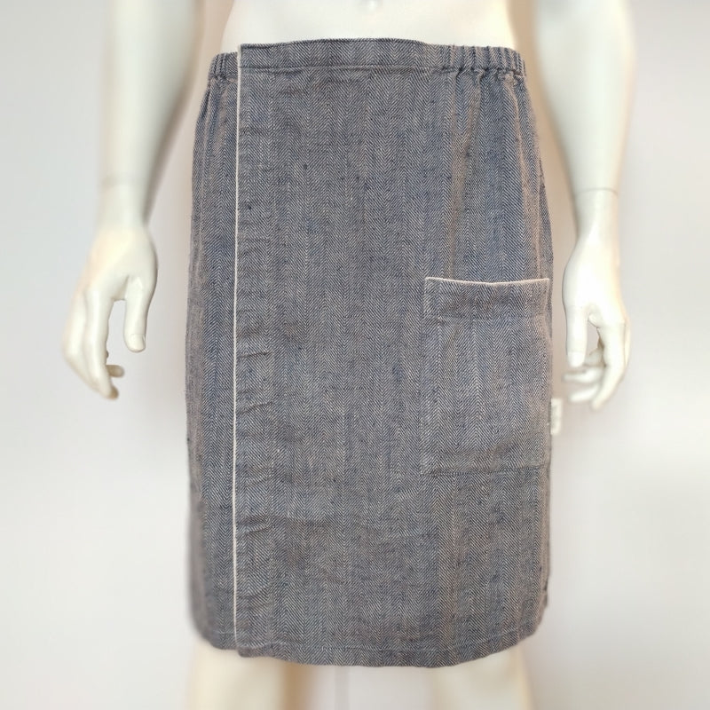 Linen Sauna Skirt for Men