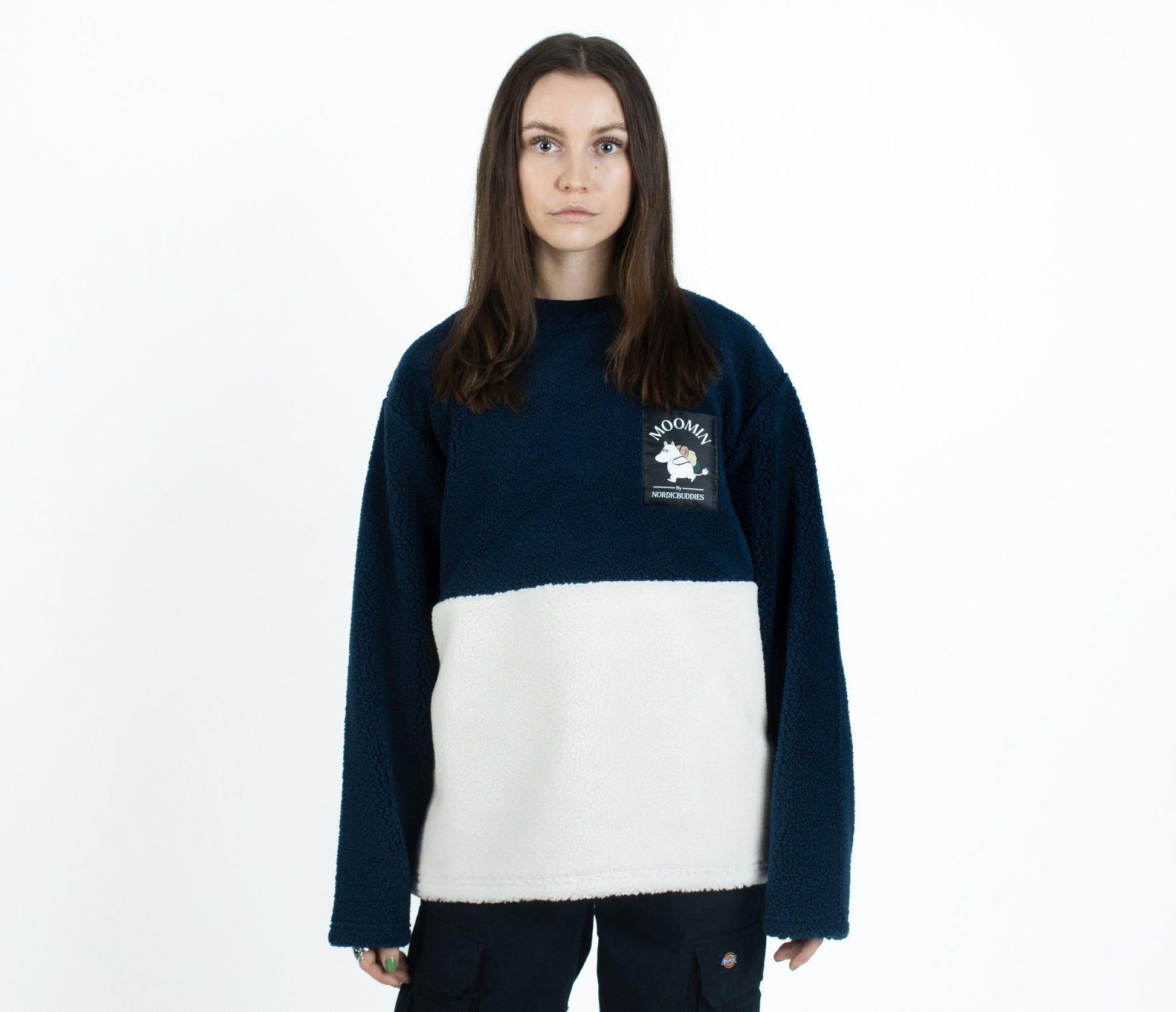 Moomintroll Adventure Fleece - Navy/White