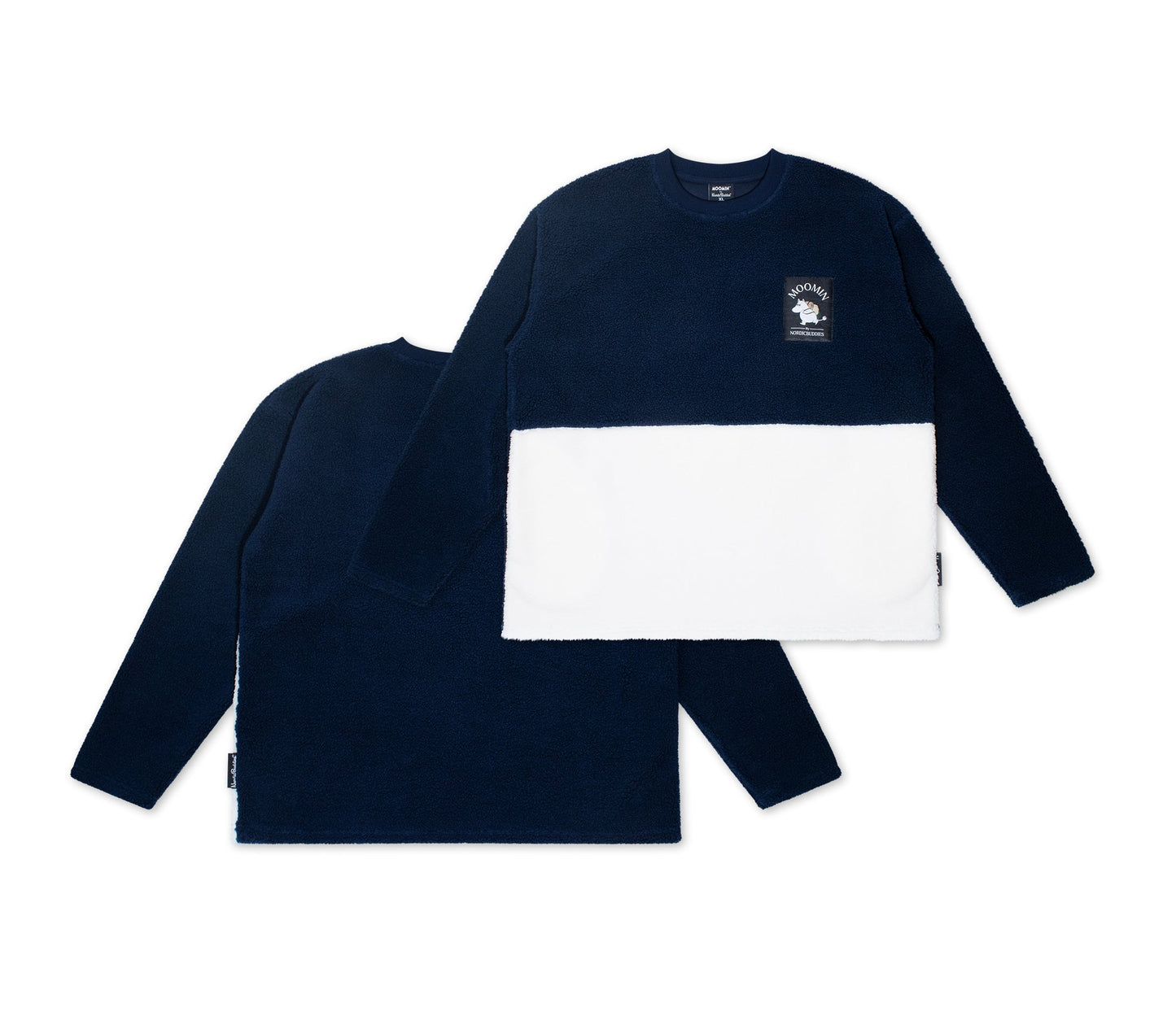 Moomintroll Adventure Fleece - Navy/White