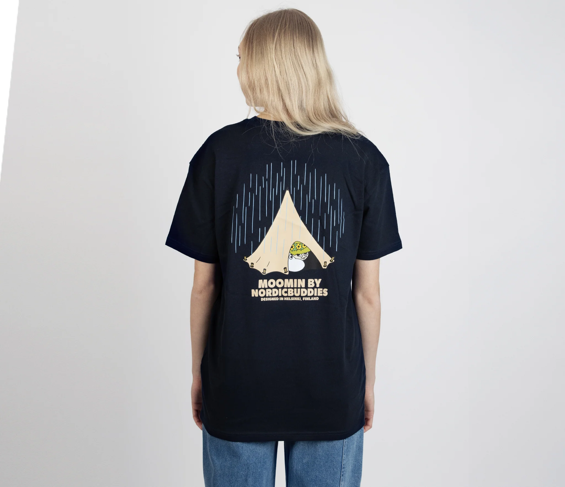 Moomin Adventure T-Shirt Unisex - Navy