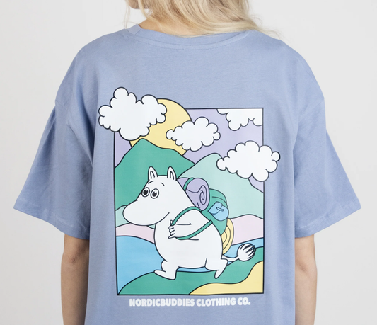 Moomintroll's Adventure T-Shirt Unisex - Blue