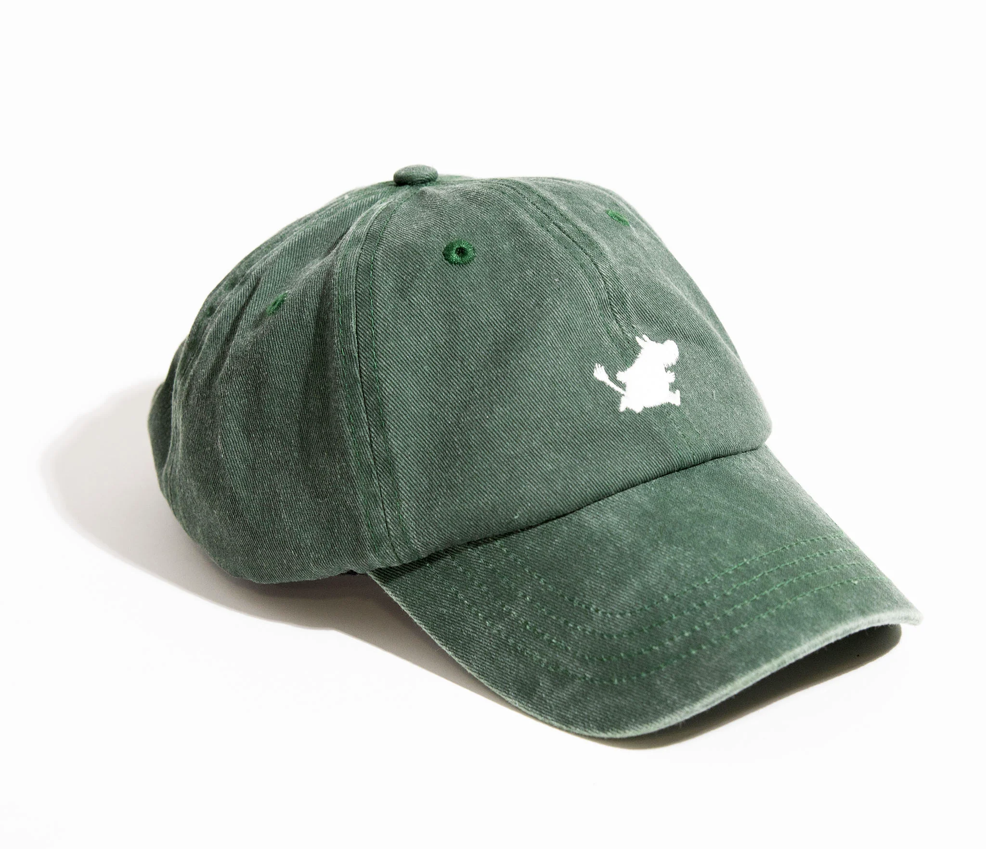 Moomintroll Washed Denim Adult Cap - Green