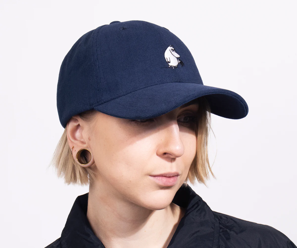 Moominpappa Corduroy Cap Adult - Navy