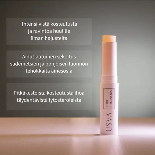 Pure Luminous Hajusteeton syväkosteuttava huulivoide