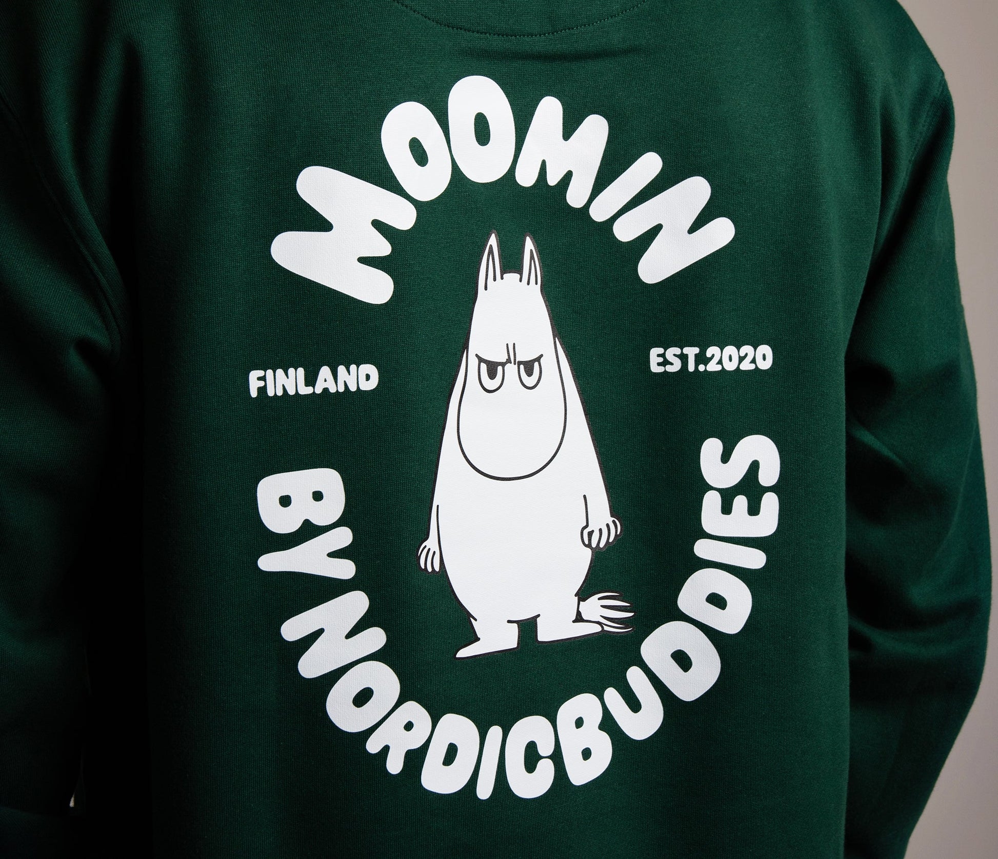 Premium Hoodie Moomin - Green